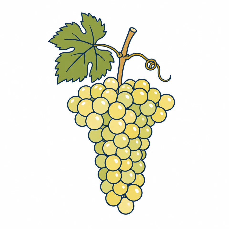アルバリーニョ（Albariño）のイラスト
