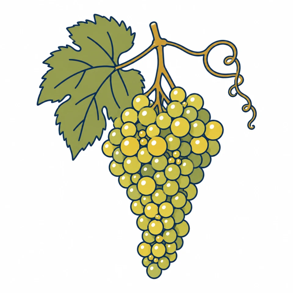 シャルドネ（Chardonnay）のイラスト